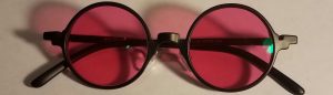 Round Red Tint Glasses