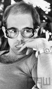Elton John and his funky glasses