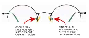 kredsløb Kor øve sig How to fix your glasses when they are sitting too low on your nose