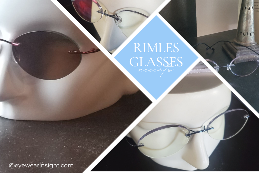 Rimless titanium glasses